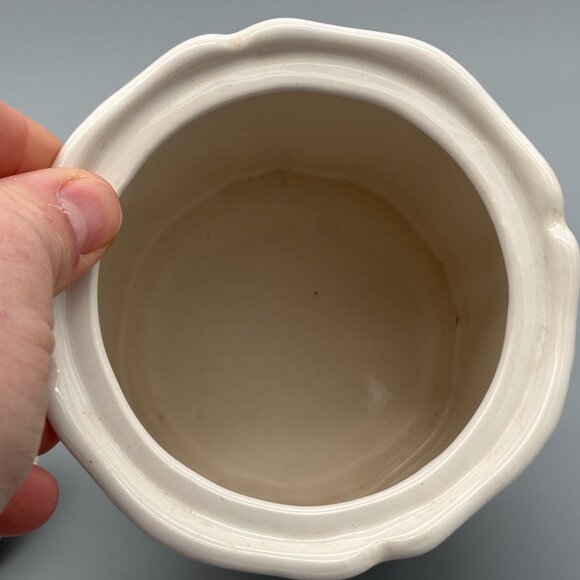 Vintage 1988 CHD Trenditions Ceramic Canister With Country Kitty Graphic - Picture 6 of 7